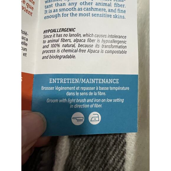 NWT Tresart Cache Women's Wool Alpaca Ecuadorian Poncho Cape Sweater One Size - Picture 5 of 11